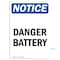 Signmission Safety Sign, OSHA Notice, 24" Height, Rigid Plastic, NOTICE Dead Battery Sign, Portrait OS-NS-P-1824-V-15395 - alternate 1